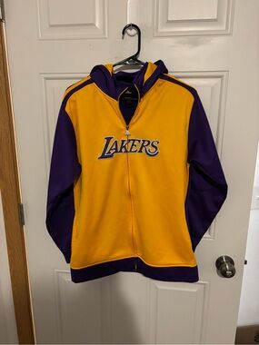 Lakers Full-Zip Jacket - Gold & Purple